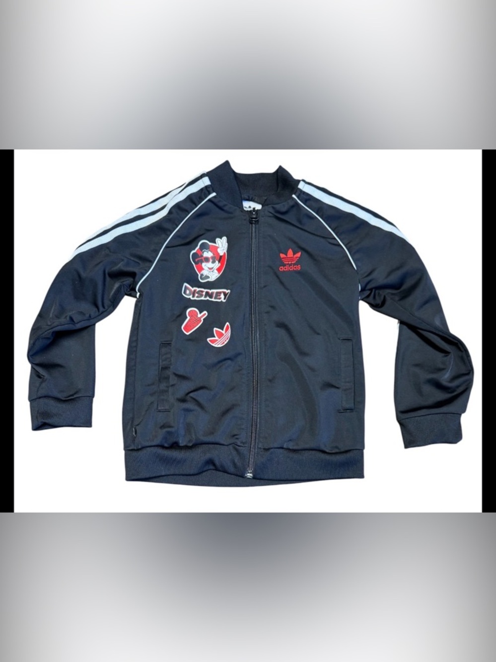 EUC Disney Adidas Boys Jacket Size 5-6